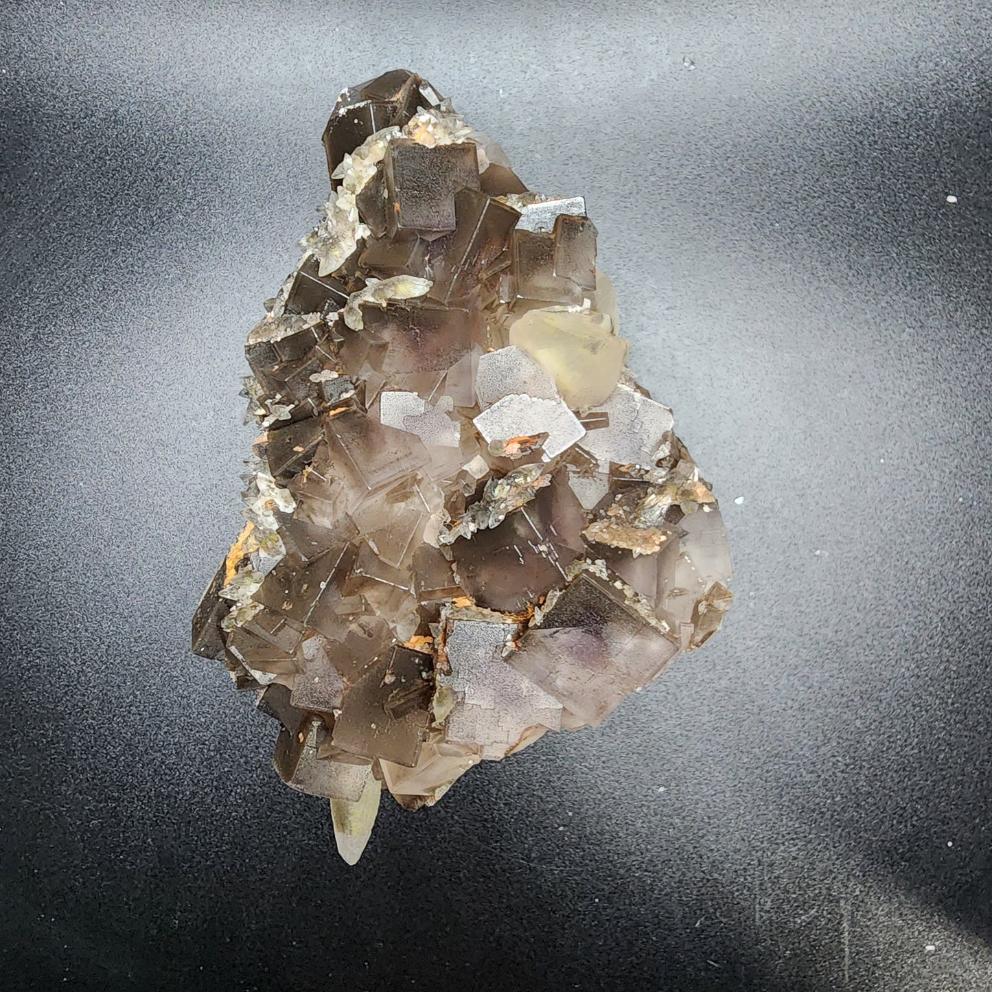 Fabulous Fluorite with Dogtooth Calcite