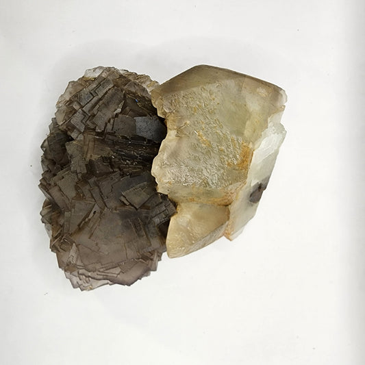 Fluorite with Calcite