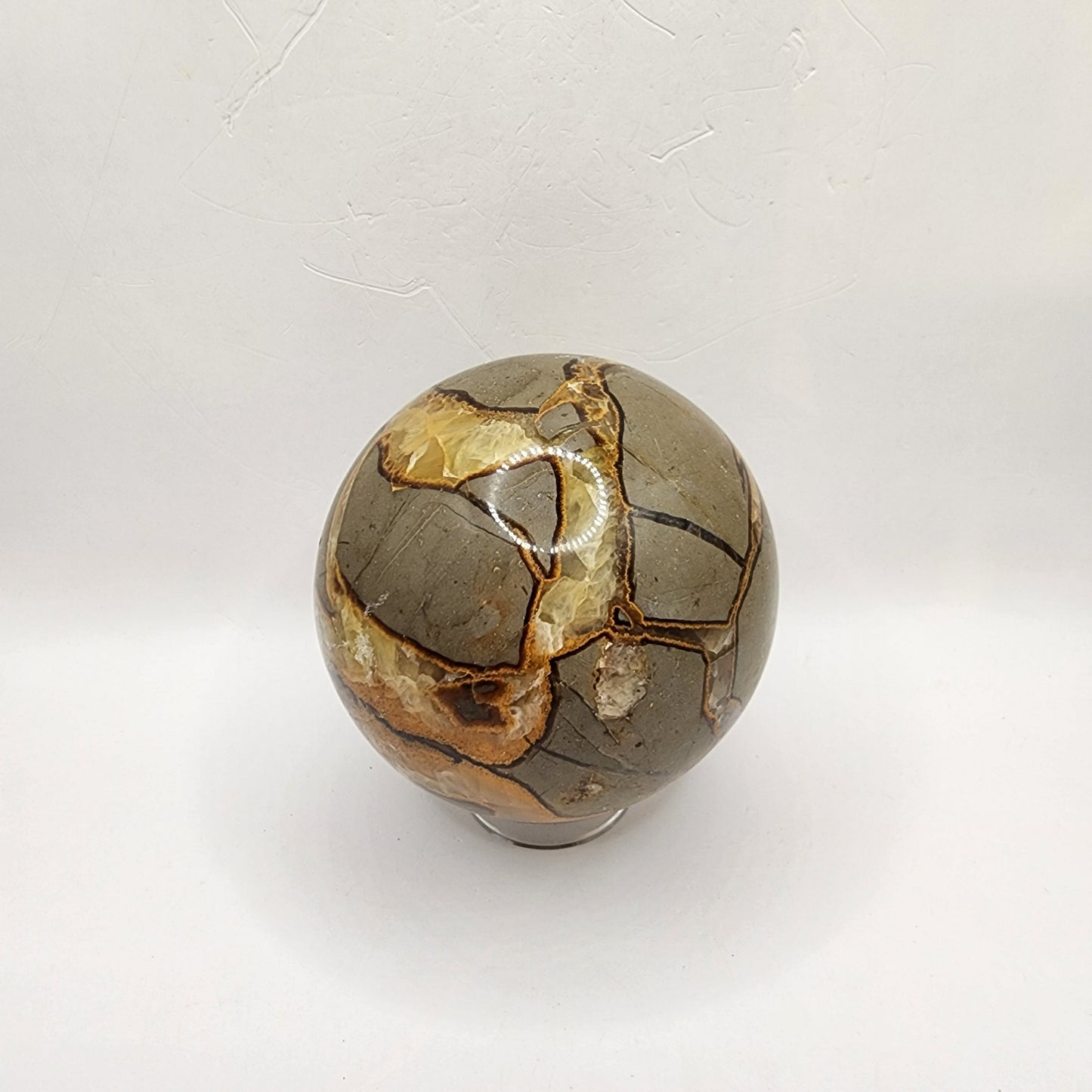 Intricate Septarian Sphere