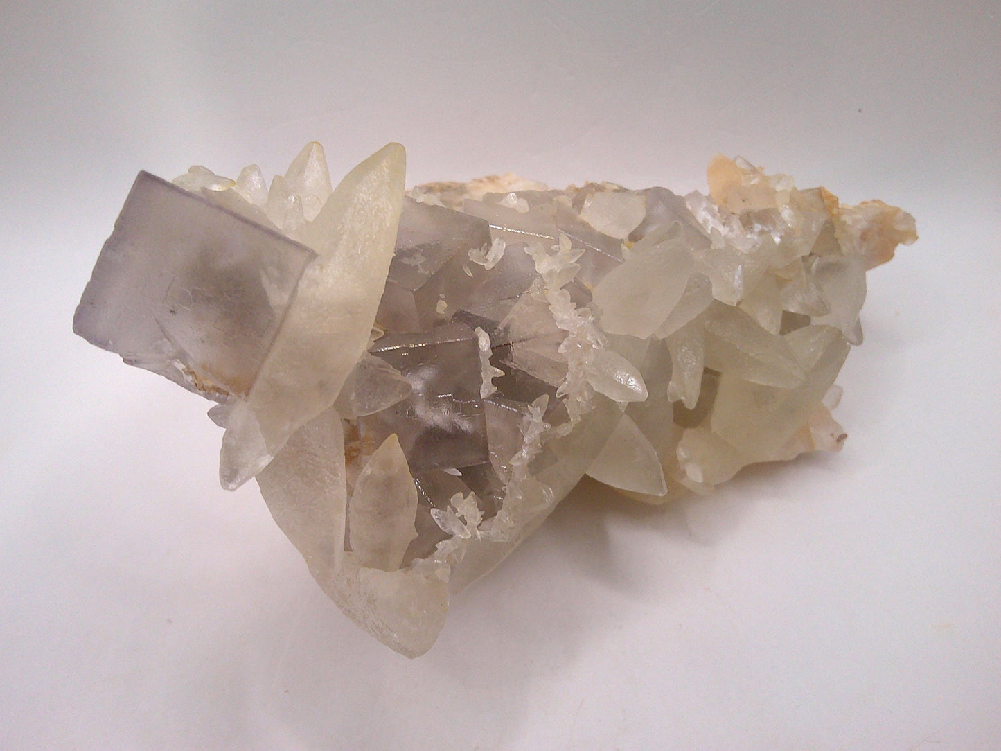 Light Fluorite with Calcite