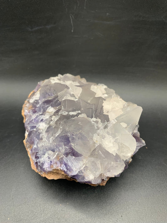 Gorgeous Fluorite with Calcite